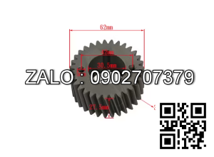13521-78201-71 TOYOTA FORKLIFT 6FD10.15 GEAR,RANKSHAFT TI(ING