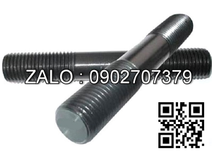 Bulong 2 đầu răng suốt thép đen ( BOLTS )