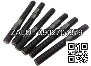 Bulong 2 đầu ren M24x100mm ( Thép đen )