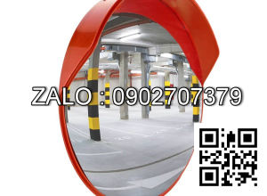 Gương cầu lồi inox đế thép mạ kẽm 600mm