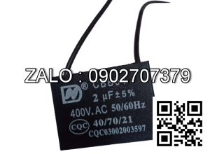 Tu dien 2µF, 400 -500VAC /CBB61
