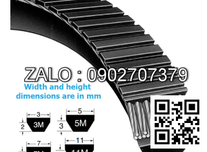 Dây curoa SUBARU 80911-0110 MPMF-1265