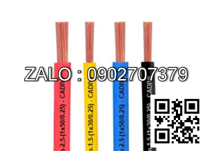 Dây điện bọc nhựa PVC -TCVN 6610-3 (ruột đồng) VCm-0.5-(1x16/0.2)-300/500V