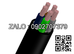 Dây điện pha tròn 4 ruột DAPHACO 4x8.0