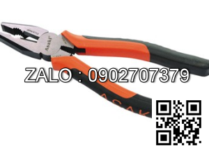 Kìm răng cán dày kiểu Nhật Asaki 8.5''/215mm AK-8011