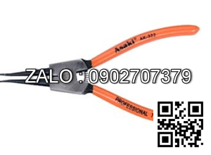 Kìm mở tanh ngoài mỏ cong Asaki 7/180mm AK-8349