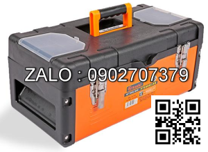 Thùng đồ nghề bằng nhựa đáy sắt Asaki 400x200x190mm AK-9965