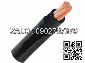 Cáp điện lực hạ thế (1 lõi, ruột đồng, cách điện PVC, vỏ PVC) CVV-1 (1x7/0.425) -0,6/1kV
