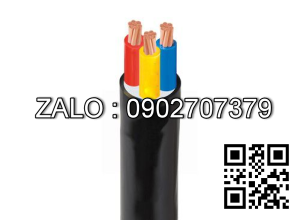 Cáp điện lực hạ thế (3 lõi, ruột đồng, cách điện PVC, vỏ PVC) CVV-3x80 (3x19/2.3) -0,6/1kV