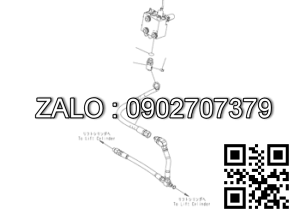 ống nhớt thủy lực , P/N: 3EB-66-64531, TABLE: R4270-01A0, Model: FD25T-17