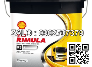 DẦU ĐỘNG CƠ DIESEL CHỊU TẢI NẶNG SHELL RIMULA R3 X 15W40