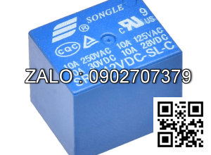 Relays 12vRelay 12V 10A 5 Chân SRD-12VDC-SL-C