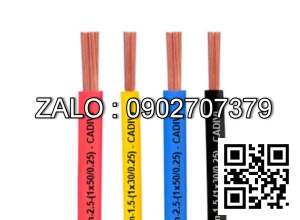 Dây điện bọc nhựa PVC CADIVI VCmd-2x2.5-(2x50/0.25) - 0.6/1KV