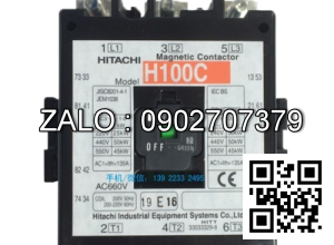 Khởi động từ 3P 80A 220VAC H100C Hitachi