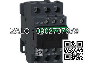 Contactor Schneider LC1D38BD 38A 1NO+1NC 18.5kW 24VDC