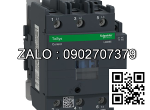 Contactor Schneider LC1D95BD 95A 1NO+1NC 45kW 24VDC