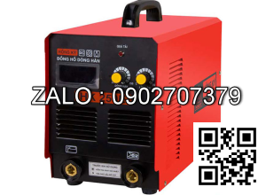 Máy hàn que Inverter 250 Ampe 220V - HK250E ( Phụ kiện gồm: 2 cọc nối dài , không dây hàn )