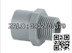 nối ren ngoài nhựa DN08