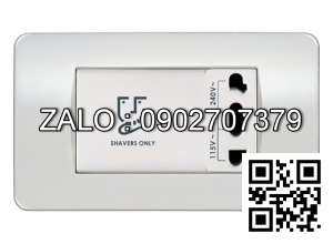 Ổ cắm dao cạo râu Clipsal / Schneider A3727_WE
