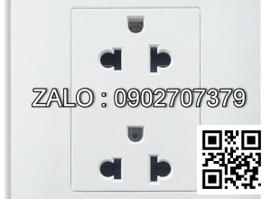 Bộ ổ cắm đôi 3 chấu Clipsal / Schneider E84426UES2_WE_G19