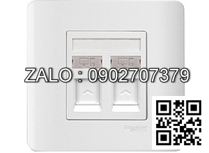 Bộ 2 ổ cắm điện thoại Clipsal / Schneider E8432RJS_5_G19