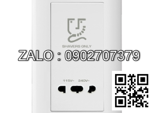 Ổ cắm dao cạo râu Clipsal / Schneider E84T727V_WE