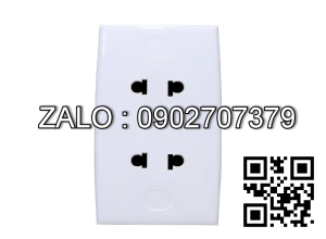 Bộ ổ cắm đôi 2 chấu Clipsal / Schneider E84426U2_SA_G19
