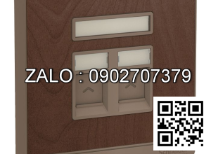 Bộ 2 ổ cắm mạng Clipsal / Schneider E8332RJS5_WD_G19