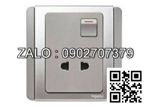 Ổ cắm đơn 2 chấu Clipsal / Schneider E3015US_GS_G19