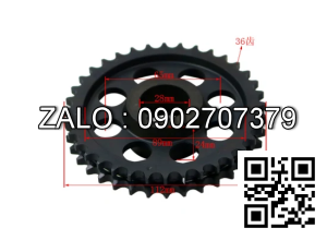 Nhông 36T 4Y/5-7FG TOYOTA