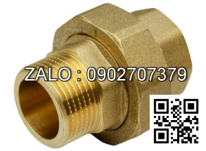 Rắc co thau 2 ren ngoài 21