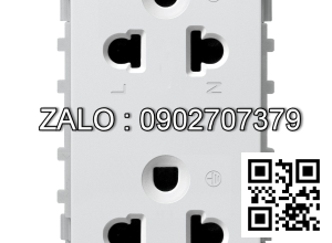 Ổ cắm đôi 3 chấu Clipsal / Schneider 84426LUES2_WE_G19