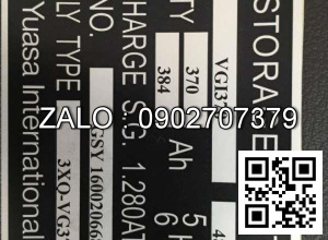 Bình xe điện GS YUASA 48 v 370AH