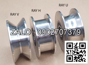 Bánh Xe Cửa Lùa ( Đường Ray ) Inox 304 Phi 40Mm - 50Mm - 60Mm - 80Mm