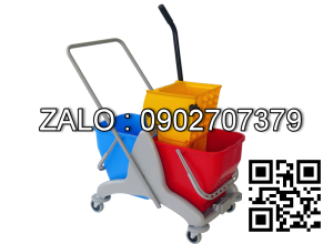 Xe đẩy làm vệ sinh 2 xô DB H50