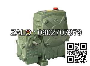Hộp giảm tốc trục vít 2 cấp , 2 hộp số ghép lại với nhau vỏ gang , size : 80 , tỉ số truyền 1/500 Model : WPEA