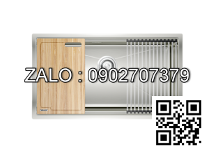 Chậu rửa bát 1 hố, hạ bậc Konox Workstation Topmount Sink KN8050TS (full phụ kiện)