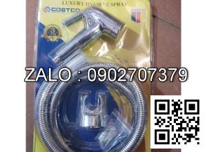 Vòi xịt vê sinh COLLCO , Chât liệu inox 304 sáng bóng, ko han rỉ., ko bị ăn mòn