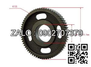 Nhông động cơ TOYOTA 1DZ/6-8FD15-30 67T