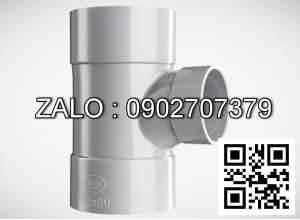 Tê rúTê PVC-U dn34x27-PN15