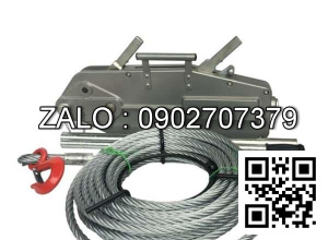 Tời kéo cáp 1.6T x 20M - DW15, DAESAN