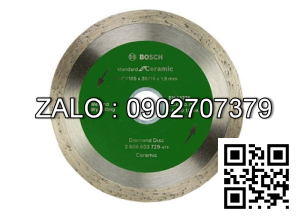 Đĩa cắt gạch BOSCH 105x20/16mm 2608603729