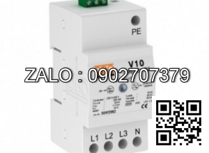 Cắt lọc sét nguồn AC 3 pha V10 Compact 385 (385V, 3P, Imax 20kA) OBO 5093384