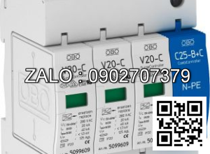Thiết bị cắt lọc sét 3 pha V20-C/3-FS-280 OBO 5094731
