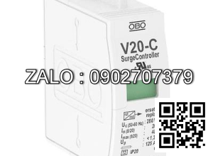 Thiết bị cắt lọc sét V20-C/0-280 (Upper Part Unit 280V, 40kA) OBO 5099609