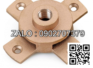 Kẹp cáp đồng 35~120mm² & thanh đồng 3x25, 4 vít KCDTD325