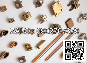 Kẹp cáp 6x35mm & cọc tiếp đất 9.5mm cho HT nối đất KCDC9535