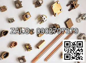 Kẹp cáp 16x50mm & cọc tiếp đất 12.7mm cho HT nối đất KCDC1250