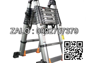 Thang nhôm rút chữ A Hakachi HM-14CP (4.4m)