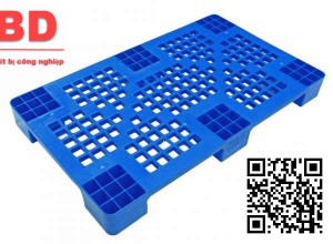 Pallet nhựa một mặt bông L1065 x W601 x H100mm